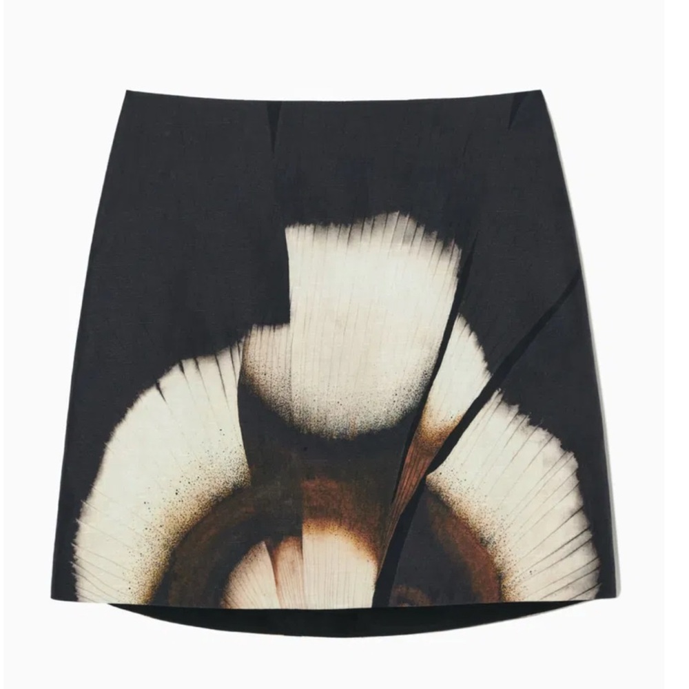 Brand new w/ tag! COS × Stephen Doherty - Floral-Print Linen-Blend Mini Skirt
